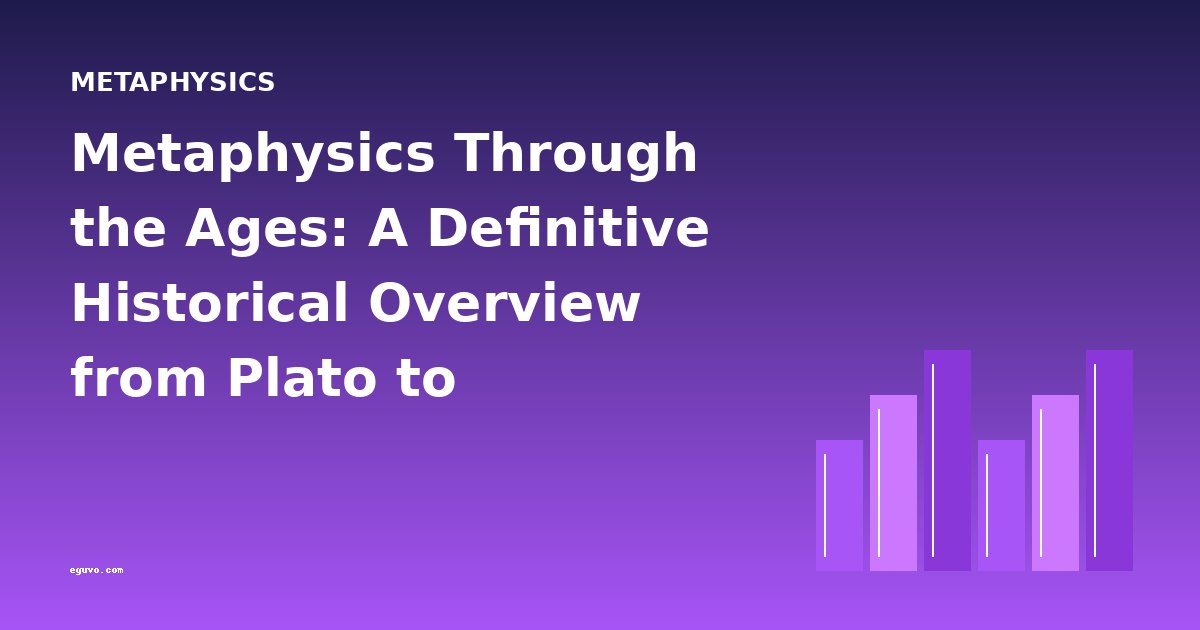 Metaphysics Through the Ages: A Definitive Historical Overview from Plato to Whitehead