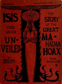 Cover of Isis very much unveiled, being t...