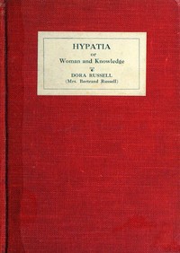 Cover of Hypatia — Story, Setting & Ideas