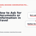 How to Ask for Documents or Information in Travel Booking Conversation English
