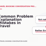 Common Problem Explanation Mistakes in Travel Booking Conversation English